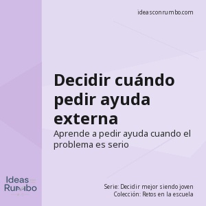 Decidir cuándo pedir ayuda externa