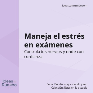 Maneja el estrés en exámenes