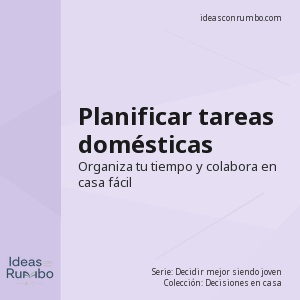 Planificar tareas domésticas