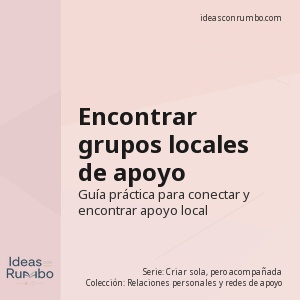 Encontrar grupos locales de apoyo