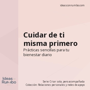 Cuidar de ti misma primero