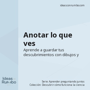 Anotar lo que ves