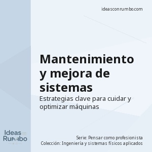 Mantenimiento y mejora de sistemas mecánicos