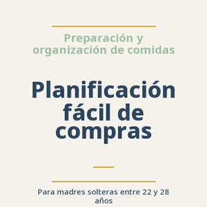 Planificación fácil de compras