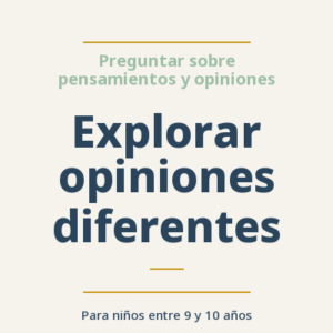 Explorar opiniones diferentes