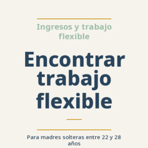 Encontrar trabajo flexible