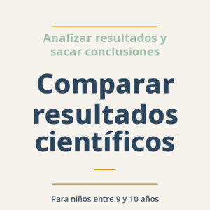 Comparar resultados científicos