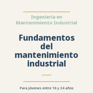 Fundamentos del mantenimiento industrial