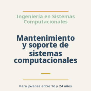 Mantenimiento y soporte de sistemas computacionales