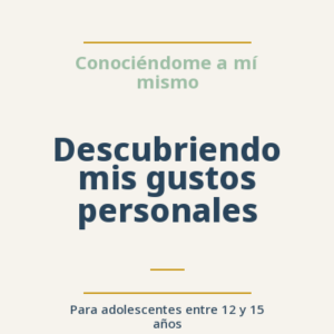 Descubriendo mis gustos personales