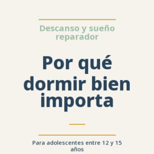 Por qué dormir bien importa