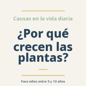 ¿Por qué crecen las plantas?