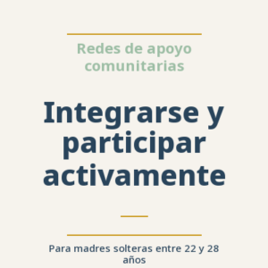 Integrarse y participar activamente