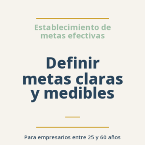 Definir metas claras y medibles