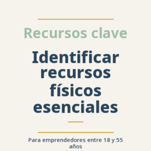 Identificar recursos físicos esenciales