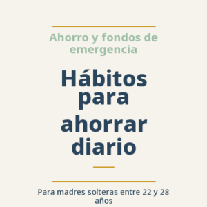 Hábitos para ahorrar diario