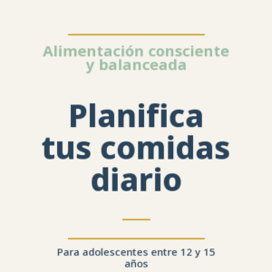 Planifica tus comidas diario