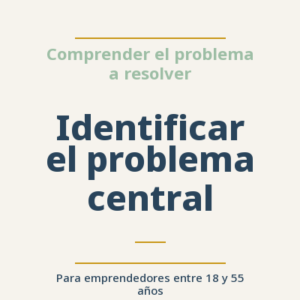 Identificar el problema central