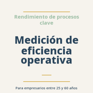 Medición de eficiencia operativa
