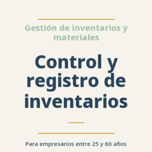 control y registro de inventarios