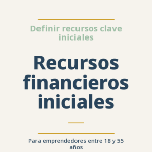 Recursos financieros iniciales